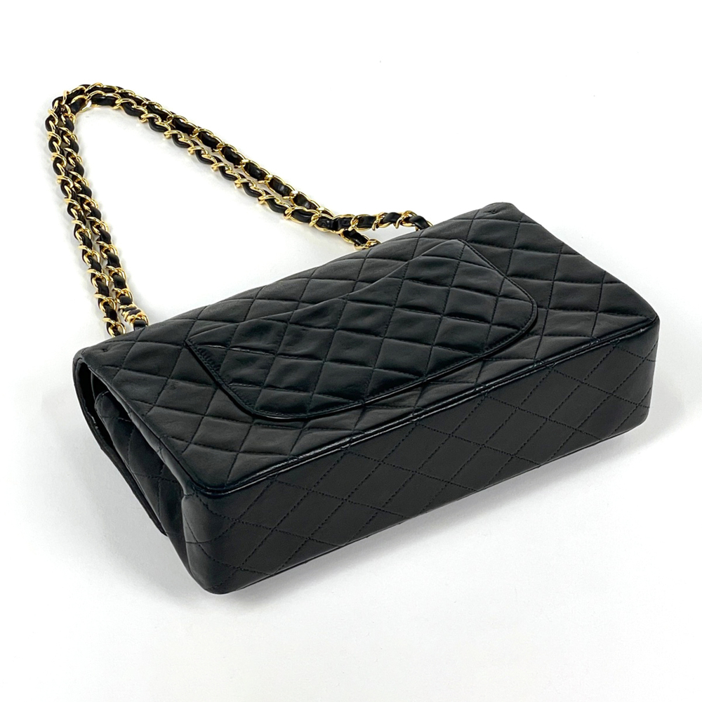 Chanel Matelassé Double Flap Chain Shoulder Bag, Coco Mark, Leather, A01112, ... - Picture 2 of 9